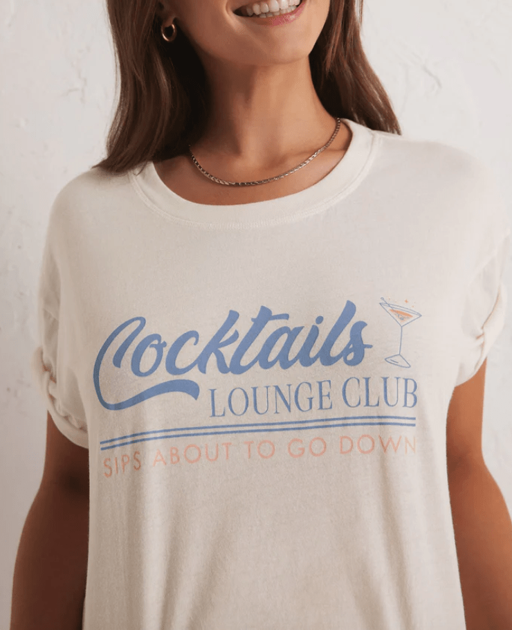 Cocktails Lounge Tee byZ Supply