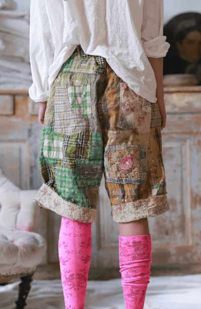 Patchwork Miner Shorts 036 by Magnolia Pearl