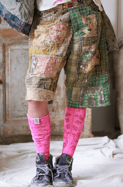 Patchwork Miner Shorts 036 by Magnolia Pearl