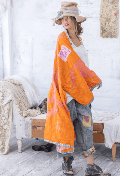 Dharma Dragon Embroidered Kimono 809 by Magnolia Pearl