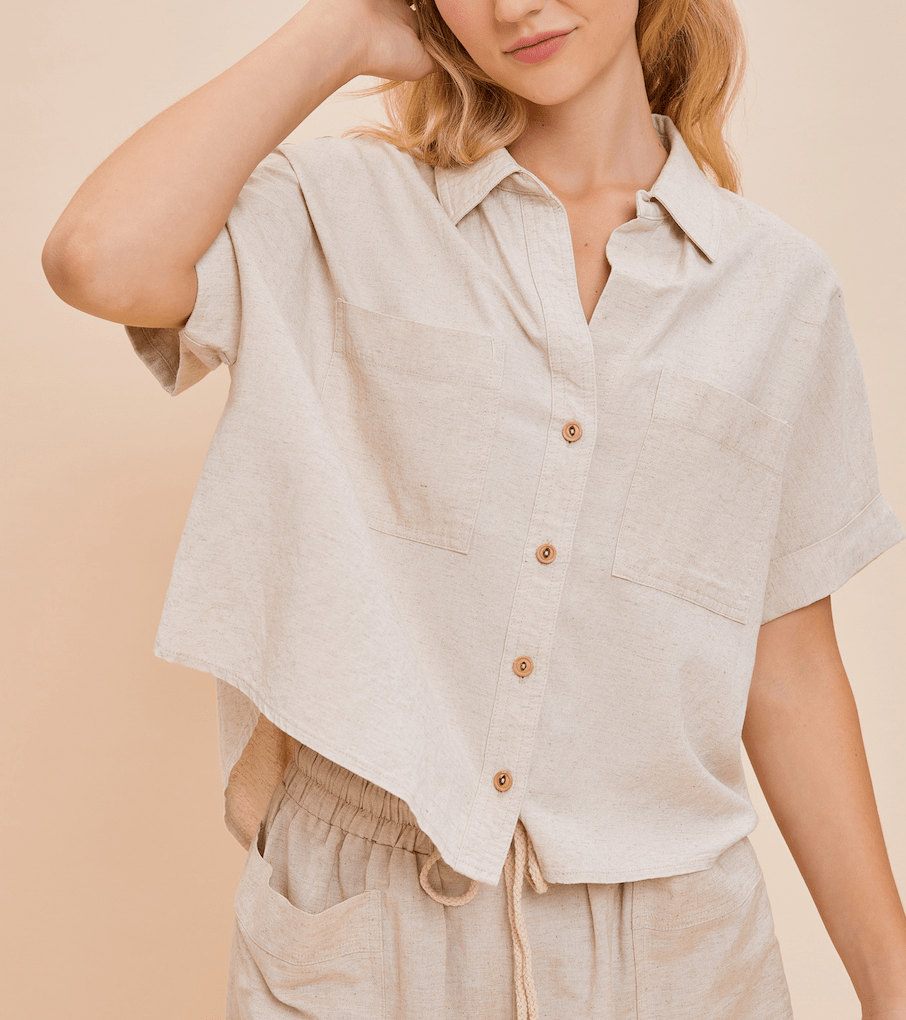 Sunset Boulevard Button-Up Top by 75