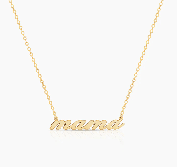 Mama Script Necklace by THatch