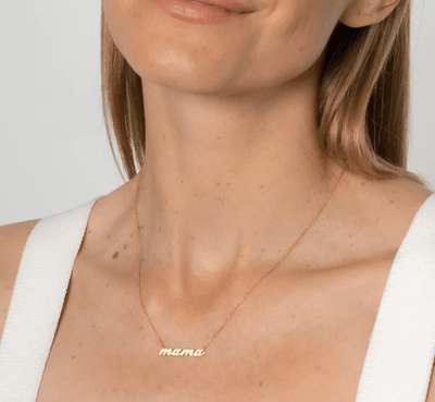 Mama Script Necklace by THatch