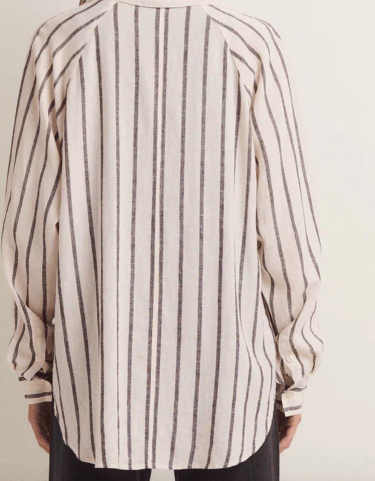 PERFECT LINEN STRIPE TOP by Z Supply