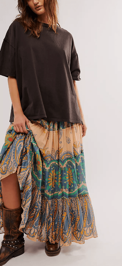 Super Thrills Convertible Maxi Skirt by Free People