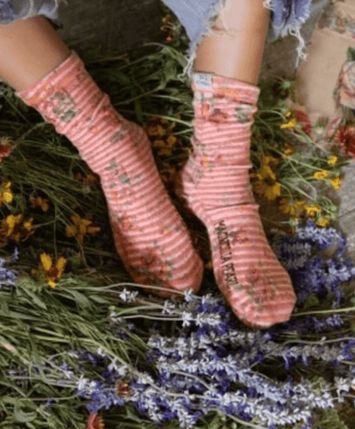 Blockprint MP Socks 094 by Magnolia Pearl