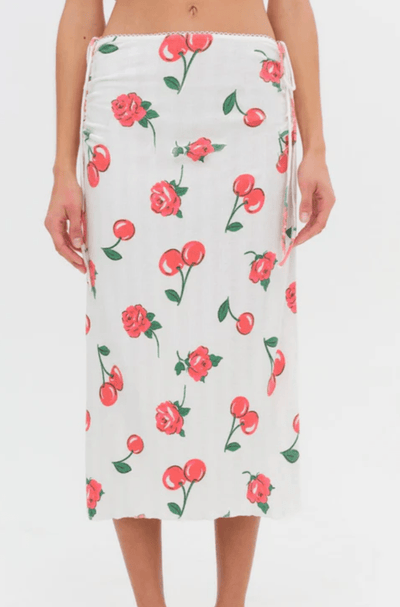 Wilma Midi Skirt by for Love & Lemons