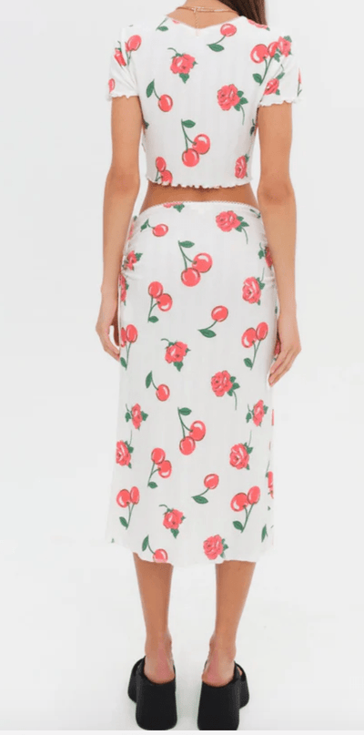 Wilma Midi Skirt by for Love & Lemons