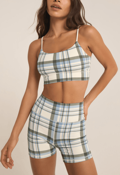 Shine Plaid Bra by Z Supply