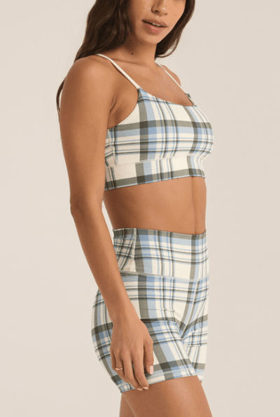 Shine Plaid Bra by Z Supply