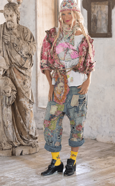 Heavily Patched Miner Denims 546 by Magnolia Pearl