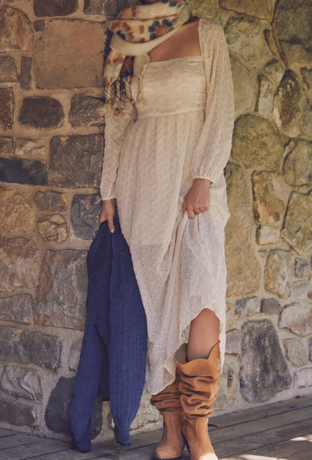 Free People Malina Maxi dress Tea S