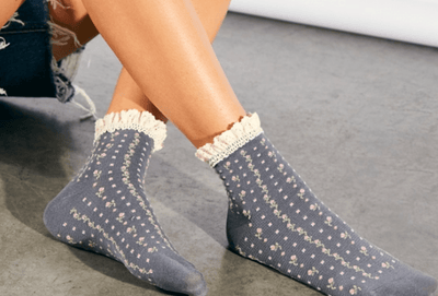 ROSEBUD WAFFLE KNIT ANKLE by Free People