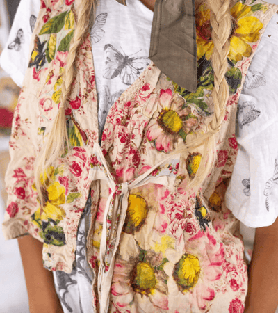 Appliqué Nikha Vest 058 by Magnolia Pearl