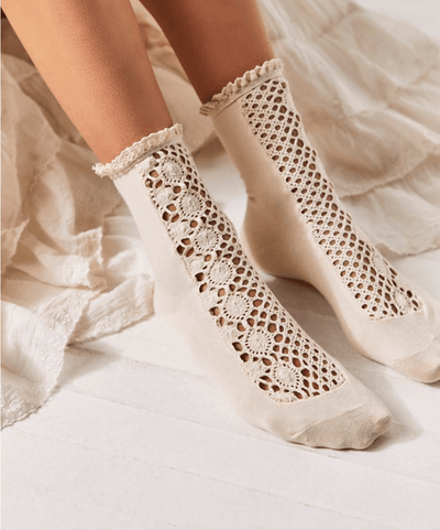 RUBIES CROCHET SOCKS by Free People