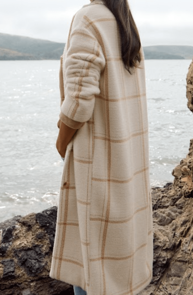 Mason Windowpane Coat by Z Supply