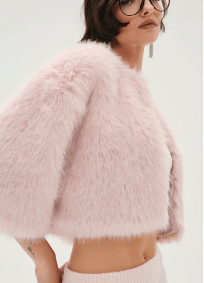 Amina Fur Jacket by for Love & Lemons