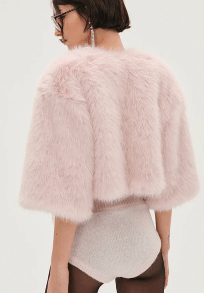 Amina Fur Jacket by for Love & Lemons