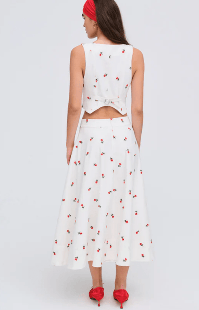 Talia Embroidered Vest by for Love & Lemons