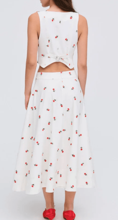 Talia Midi Skirt by for Love & Lemons