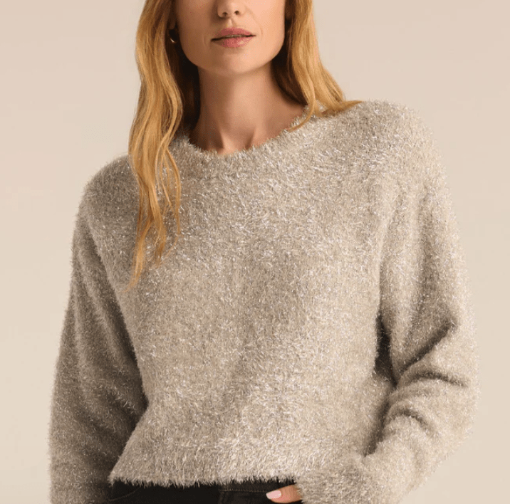 Tinseltown Sweater Champagne by Z Supply