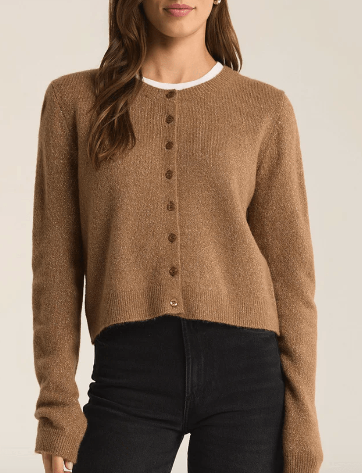 Outlook Metallic Cardigan by Z Supply