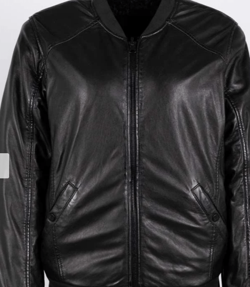 Dilay OS Leather Jacket, - Reversible by Mauritius