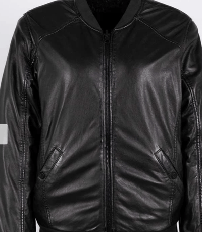 Dilay OS Leather Jacket, - Reversible by Mauritius