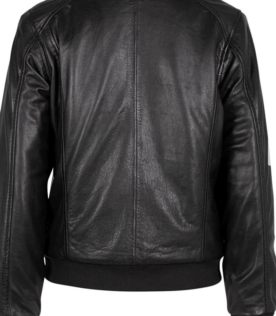 Dilay OS Leather Jacket, - Reversible by Mauritius