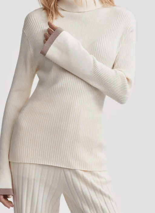 Ravena Rib Knit High-Neck Top by Varley