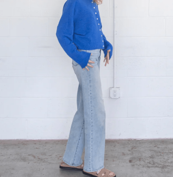 Ocean Breeze Button-Up Cardigan by 75