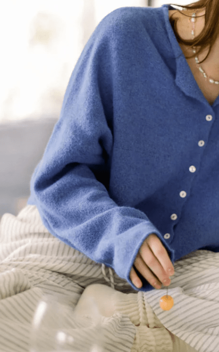 Ocean Breeze Button-Up Cardigan by 75
