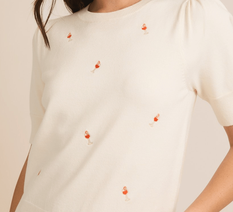 Spritz & Sunshine Puff Sleeve Top by 75