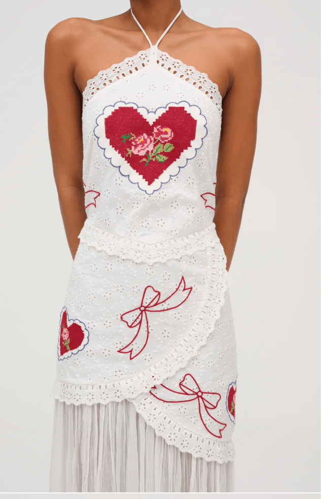 Mi Amore Embroidered Maxi Dress by for Love & Lemons – 75° & Fuzzy Mi Amore Embroidered Maxi Dress by for Love & Lemons – 75° & Fuzzy