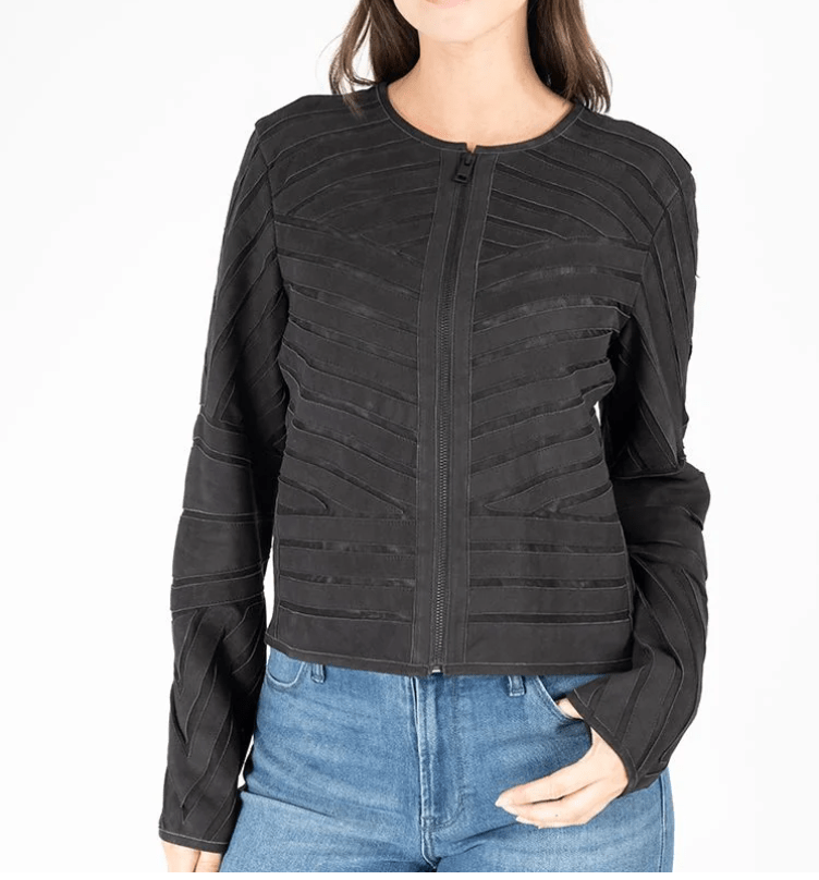 Yva RF Leather Jacket by Mauritius