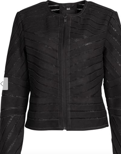 Yva RF Leather Jacket by Mauritius