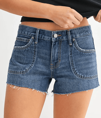 "Coastal Cutie" LOW RISE UTILITY POCKET MICRO SHORT