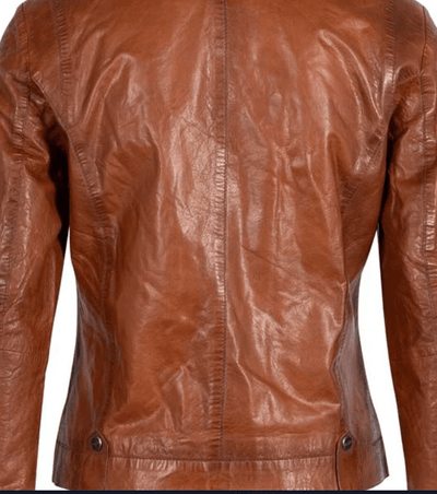 Fayola RF Leather Jacket by Mauritius