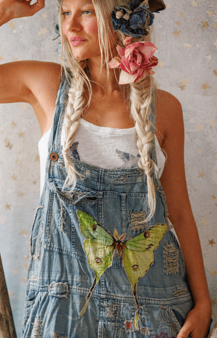 Night Garden Benjamin Wide Leg Overalls 149 by Magnolia Pearl
