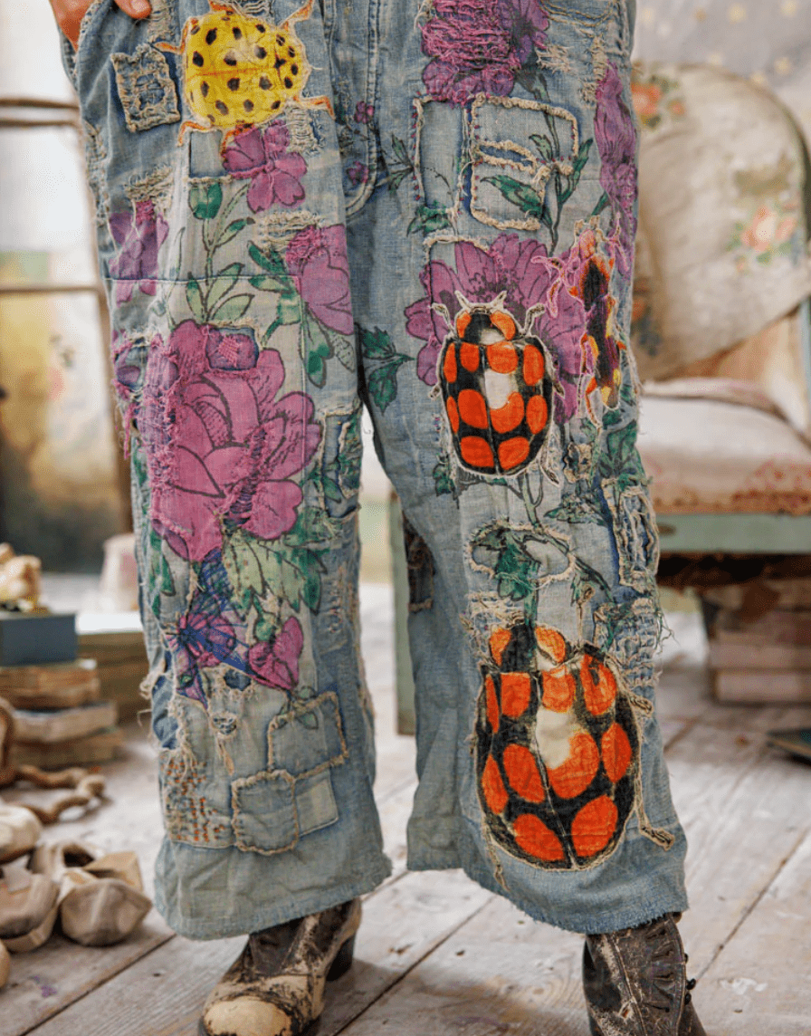 Night Garden Benjamin Wide Leg Overalls 149 by Magnolia Pearl