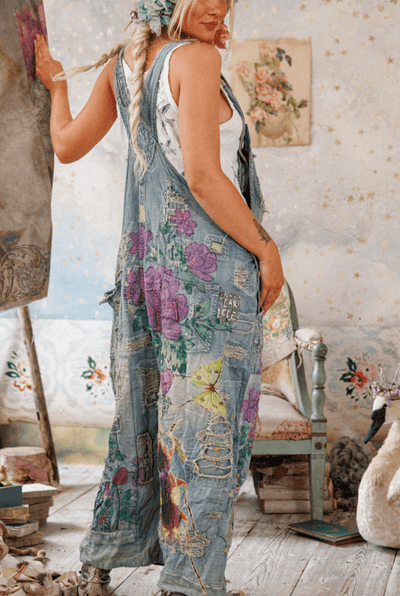 Night Garden Benjamin Wide Leg Overalls 149 by Magnolia Pearl