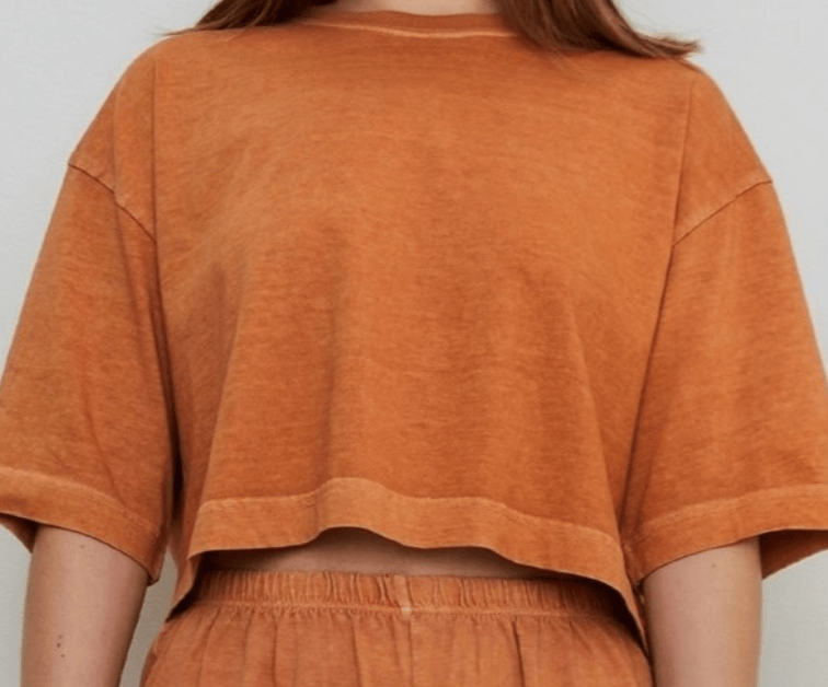 Golden Hour Cropped Tee by 75
