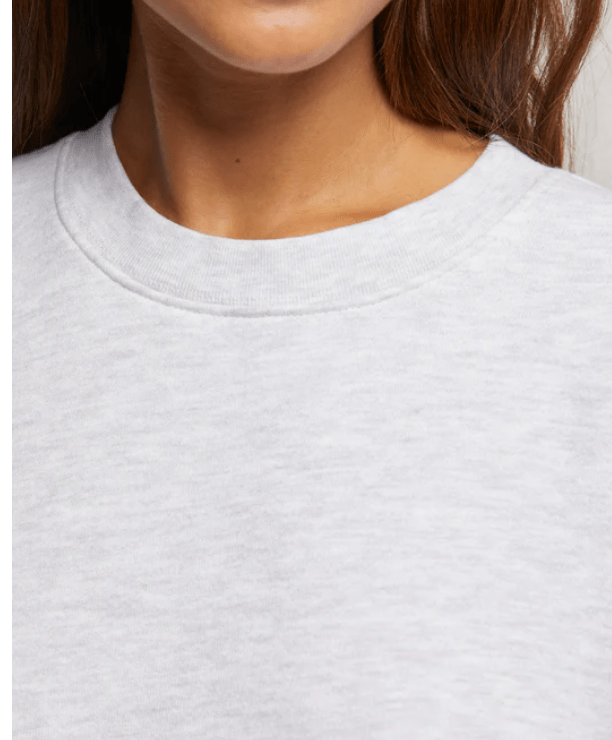 Rebecca Cotton Short Sleeve Sweatshirt by Perfect White Tee