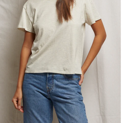 "Harley" Boxy Crew by Perfect White Tee