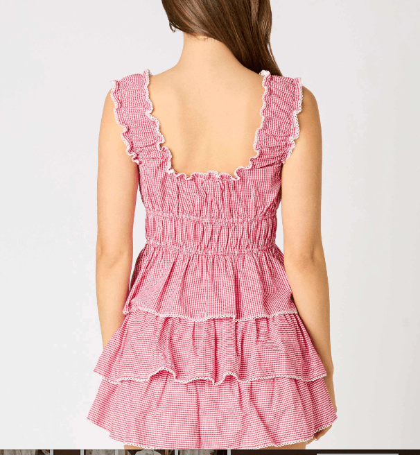Strawberry Fields Ruffle Top by 75