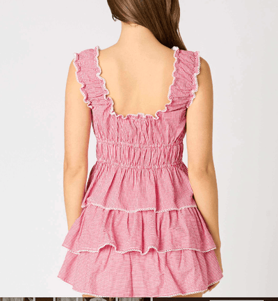 Strawberry Fields Ruffle Top by 75