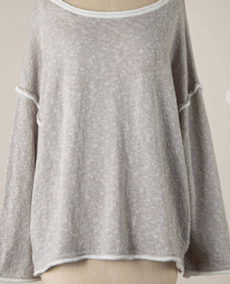 Ocean Breeze Bell Sleeve Sweater by 75