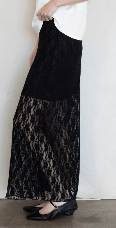 Midnight Muse Lace Maxi Skirt by 75