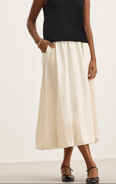 Rachelle Linen Skirt by Velvet by Graham & Spencer