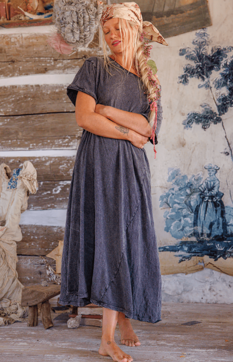 Boyfriend Tee Dress 1346 by Magnolia Pearl